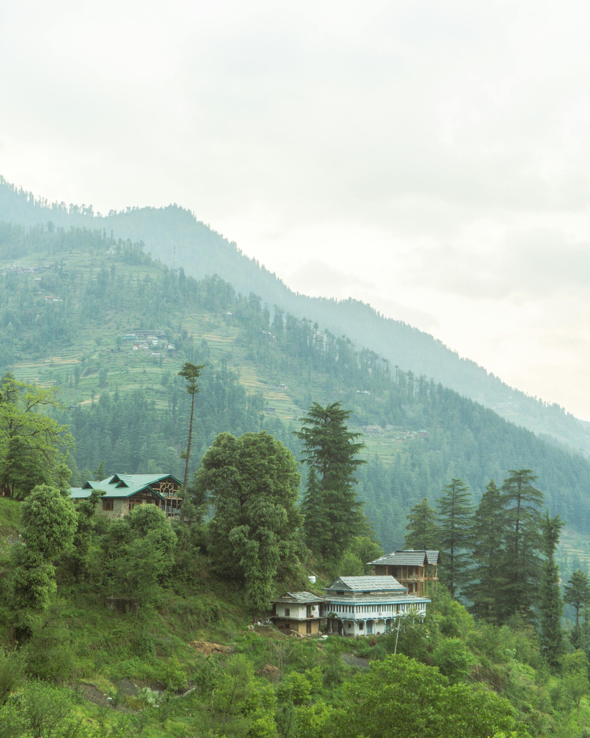 Buildings in Mountains